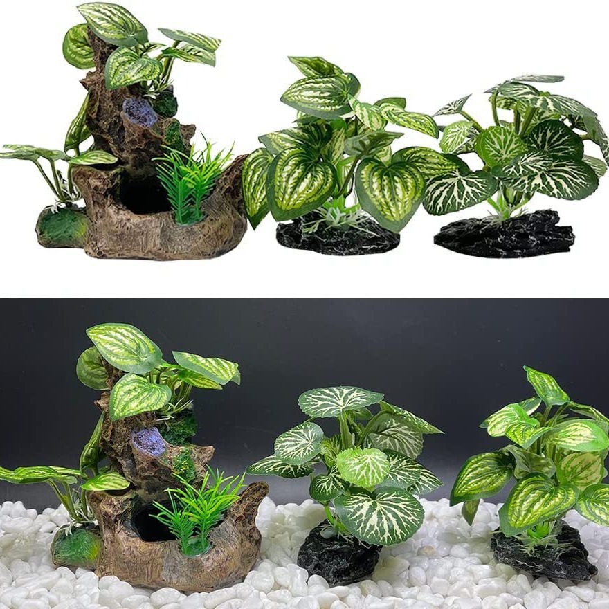 Marine Aquarium Gravel - Aquarium Ornaments Simulation Plants Fish Tank