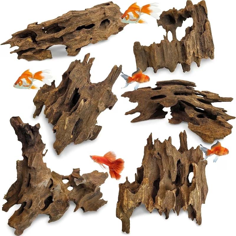Marine Aquarium Gravel - 1/2PC Driftwood Aquarium Decor | Natural