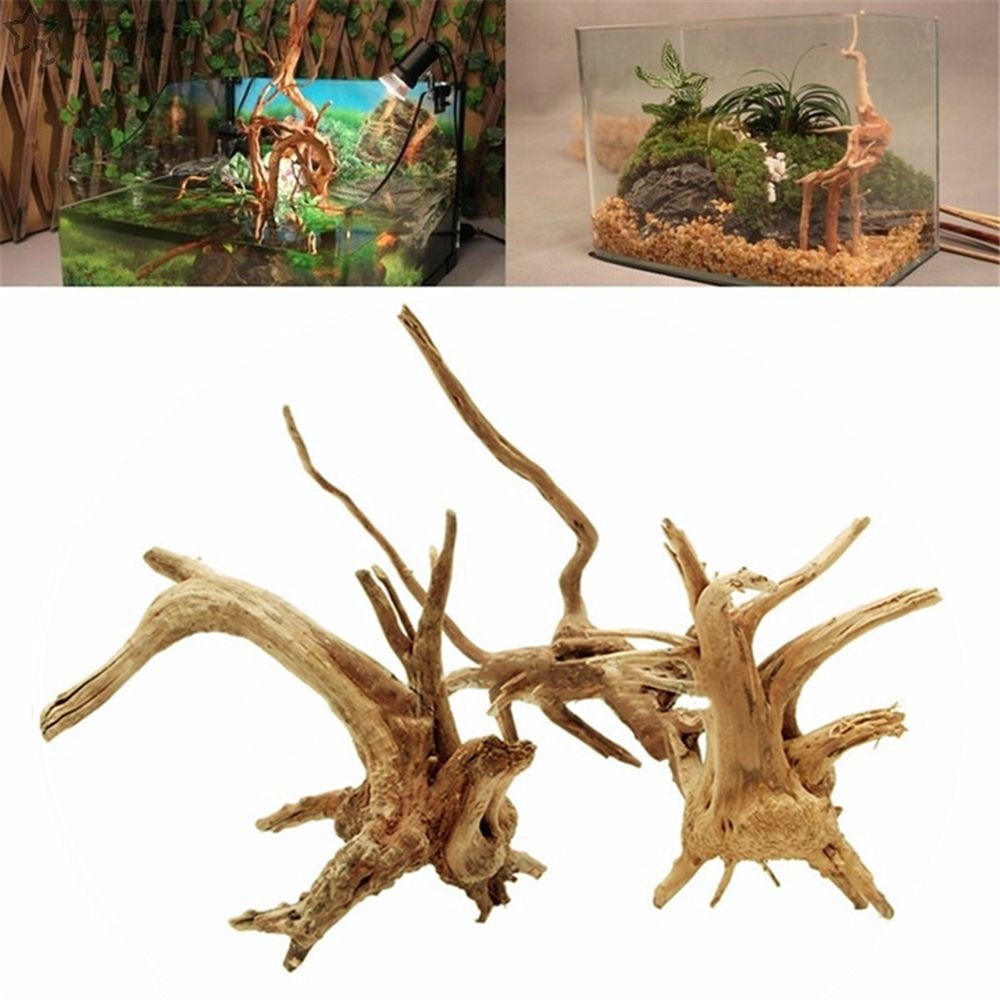 Marine Aquarium Gravel - New Natural Wooden Fish Tank Decorations