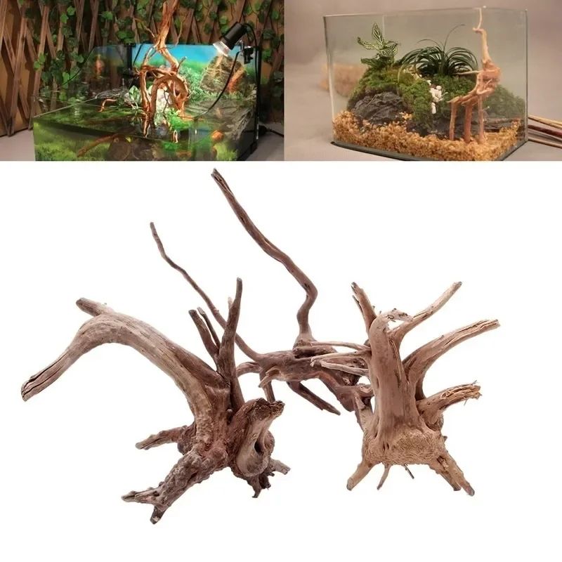 Marine Aquarium Gravel - Natural Tree Trunk Driftwood Aquarium Fish