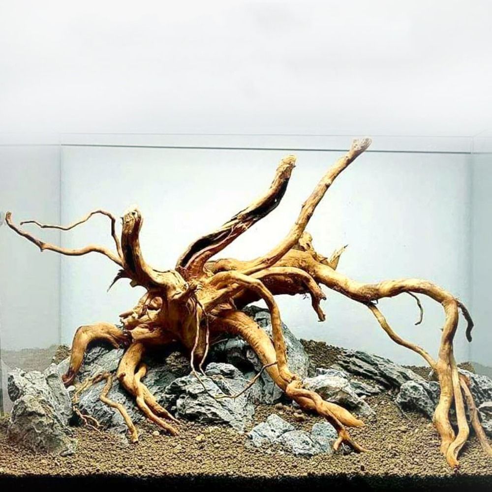 Marine Aquarium Gravel - Large Aquarium Driftwood Natural Fish Tank