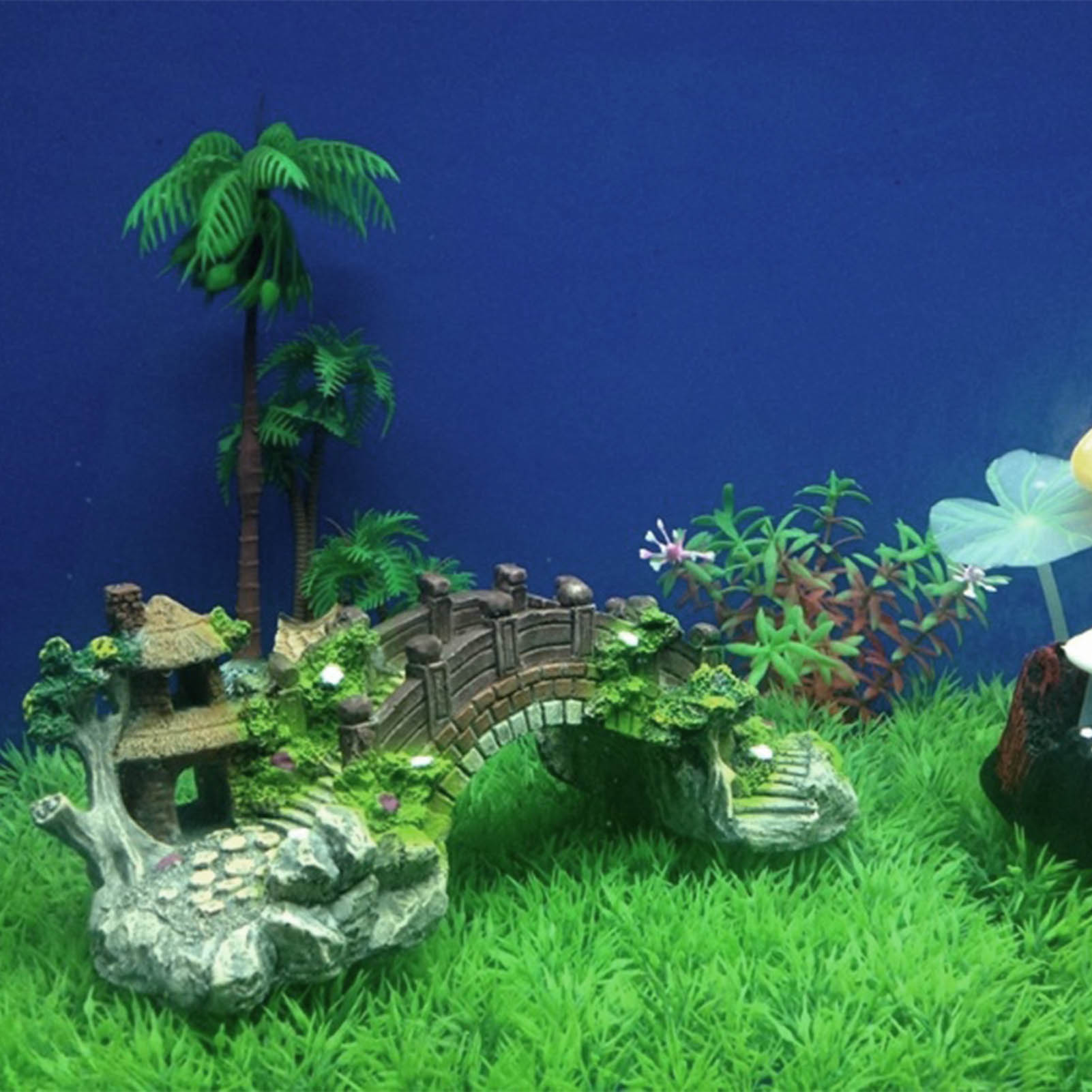 Fish Tank Artificial Bridge Re - Marine Aquarium Gravel review and price