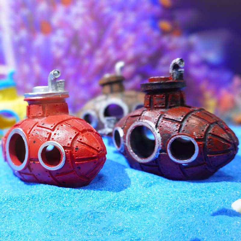 Resin Submarine Aquarium Decor - Marine Aquarium Gravel review and price