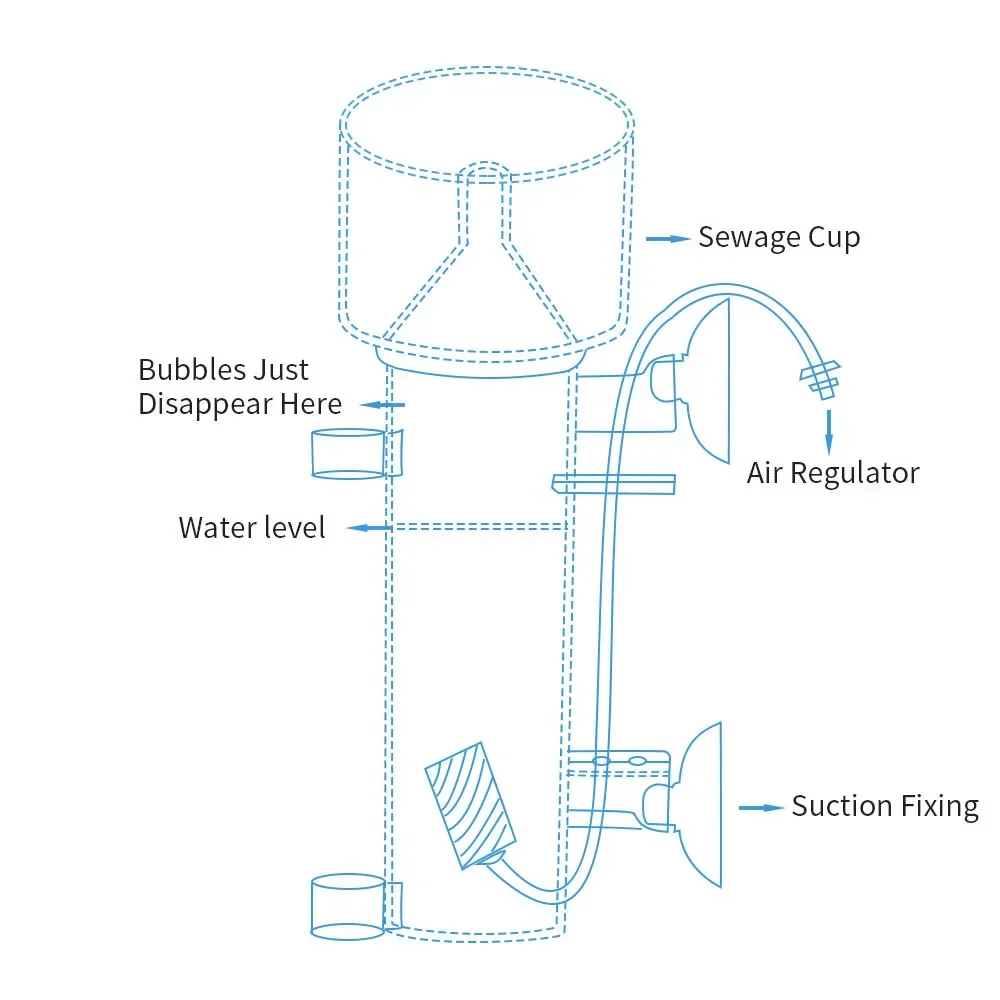 Seawater Fish Tank Protein Sep - Marine Aquarium Protein Skimmer review and price