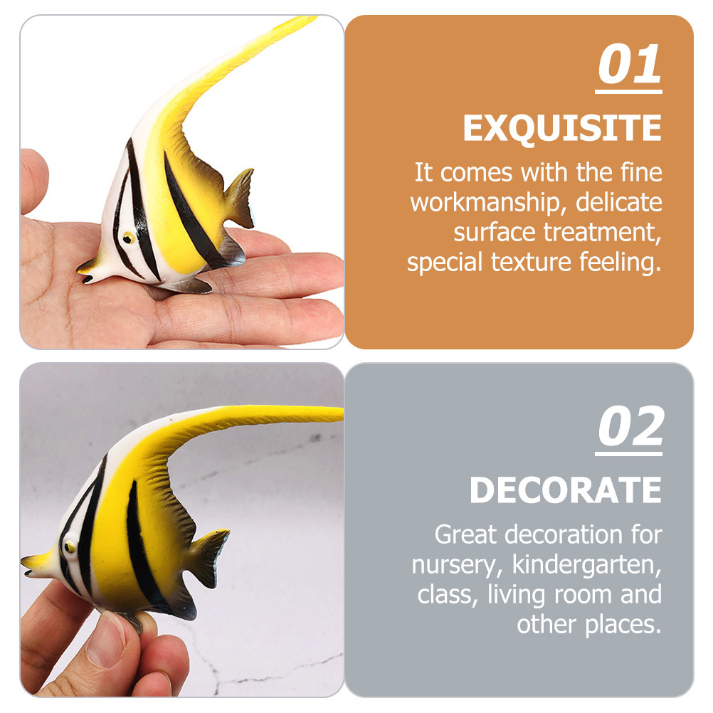 Lifelike Angelfish Plastic Aqu - Aquarium Marine review and price