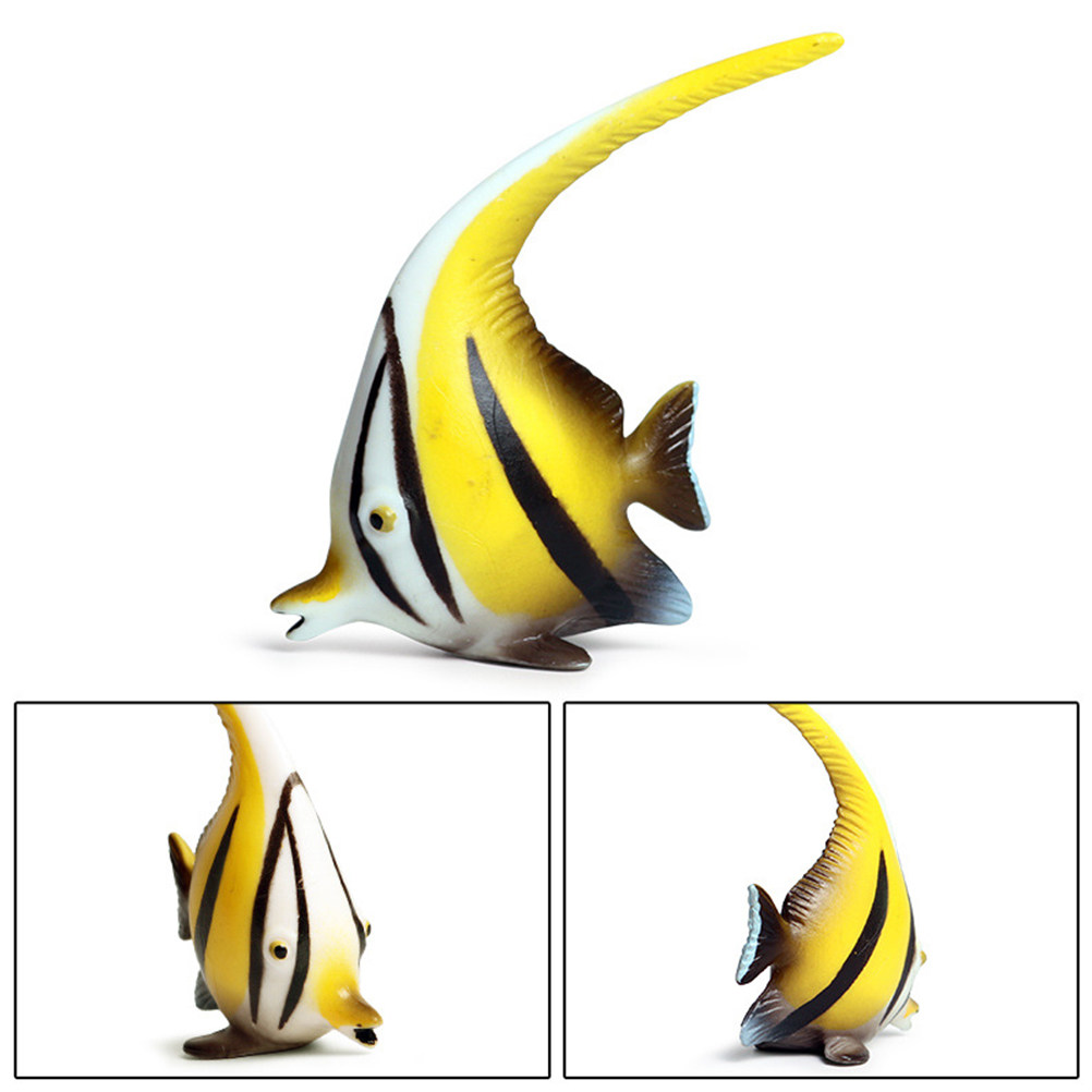 Lifelike Angelfish Plastic Aqu - Aquarium Marine review and price