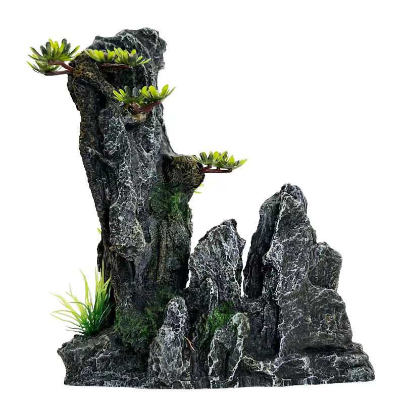Resin Aquarium Rockery Mountai - Marine Aquarium Gravel review and price