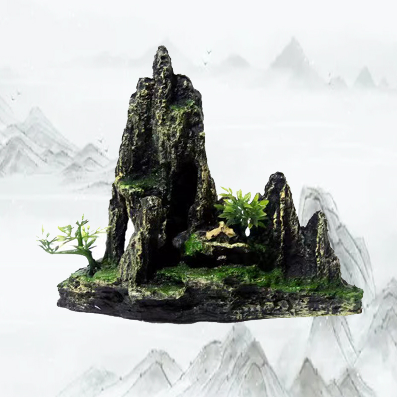 Resin Aquarium Rockery Mountai - Marine Aquarium Gravel review and price