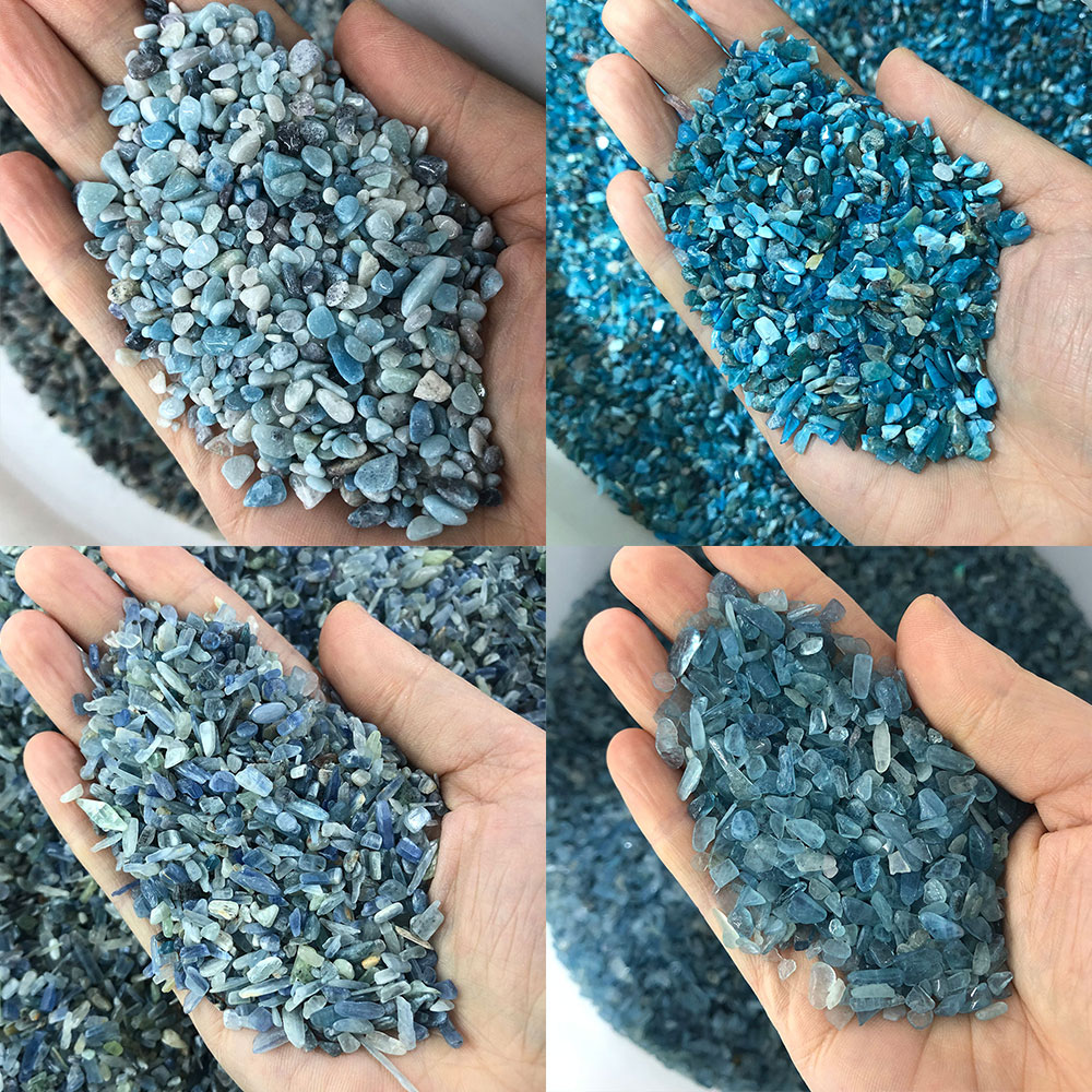 Natural Stone Crystals Blue Ap - Marine Aquarium Gravel review and price