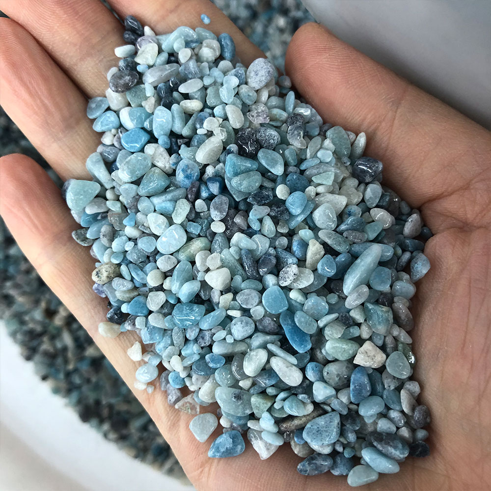 Natural Stone Crystals Blue Ap - Marine Aquarium Gravel review and price